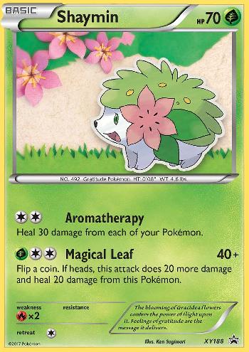 Shaymin (XY188/∞), Busca de Cards