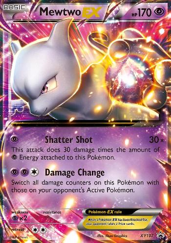 Carta Pokémon Lendário Mewtwo Ex Celebrações