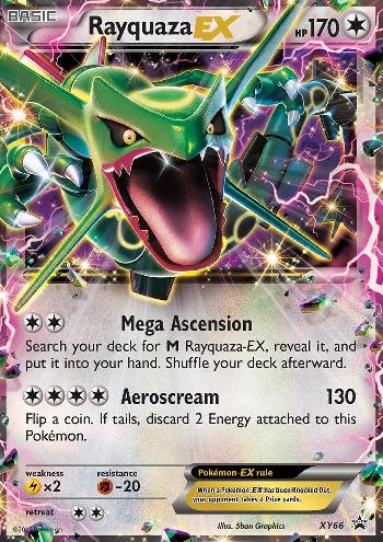 Carta Pokémon Lendário Mega Rayquaza Ex Celebrações