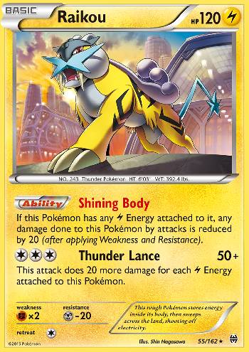 Carta Pokemon Raikou (79/214) Foil