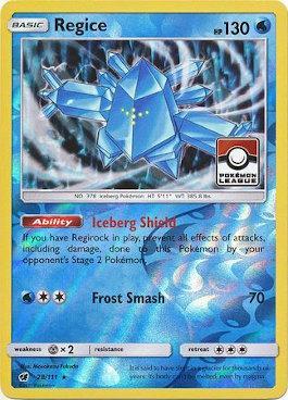 Regice - League Promo (28b/∞), Busca de Cards