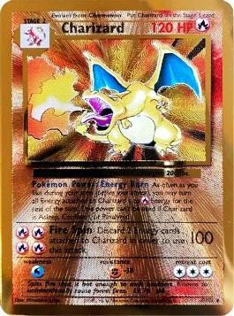 Carta Pokémon em Metal Charizard, Promoçoes