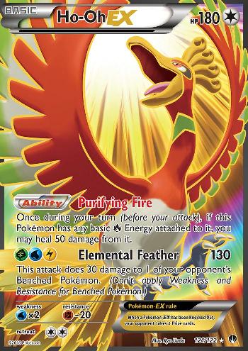 Ho-Oh-EX (22/124) - Carta avulsa de Pokémon (Slightly Played (SP