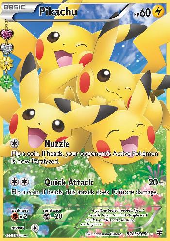 Pikachu-EX (XY174/∞), Busca de Cards