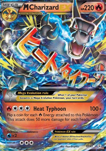 Carta Pokemon Tcg Mega Charizard X / Cartinha Mega Charizard - R