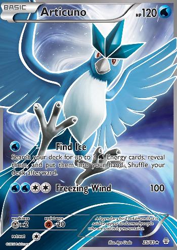 Carta Pokémon Original Brilhante em Português: Articuno Pokémon Go