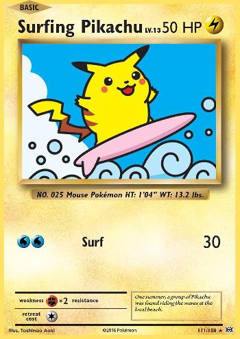 Pikachu Surfista / Surfing Pikachu (#111/108)