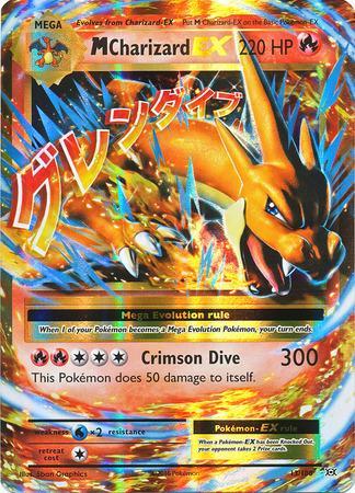 Carta Pokemon Tcg Mega Charizard X / Cartinha Mega Charizard