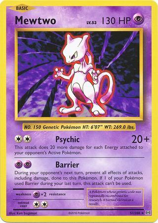 Carta de Jogo: MEWTWO Legendary Pokemon - 4 (Pokémon GoCol:PG-LEG-04