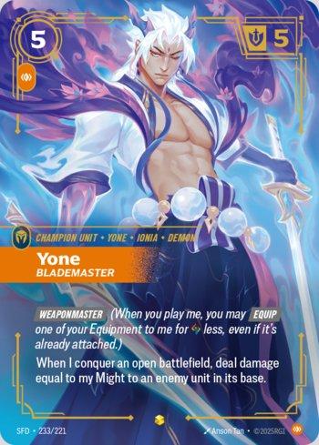 riftbound リフトバウンド　ヨネ　yone オーバーナンバー Spiritforged - Riftbound - MTG Brasil