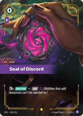 その他 Seal of Discord Seal of Discord (Overnumbered) (#234) | DeckMaster Games