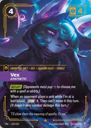リフトバウンド　riftbound Vex Apathetic Vex - Apathetic (150) | Busca de Cartas | LigaRiftbound