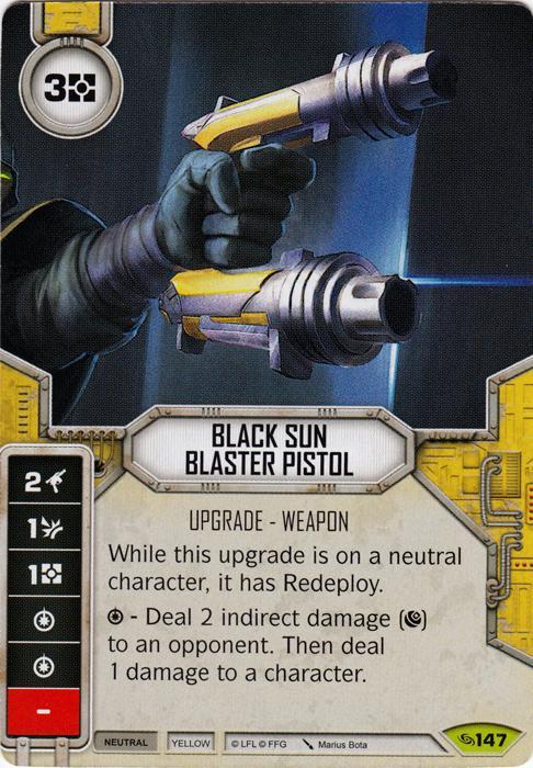 Pistola Blaster do Sol Negro / Black Sun Blaster Pistol