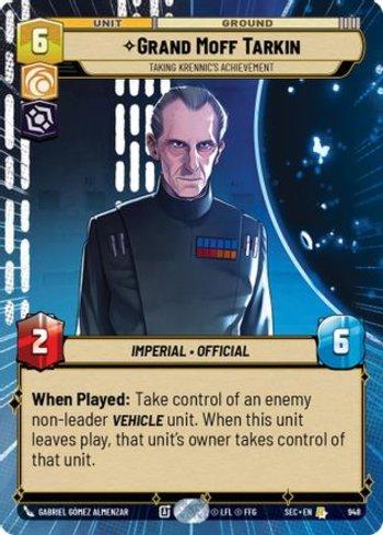 Grand Moff Tarkin - Taking Krennic's Achievement (Hyperspace Foil