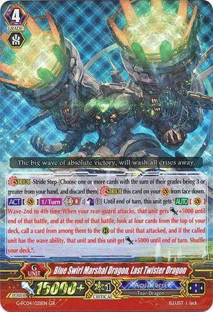 Blue Swirl Marshal Dragon, Last Twister Dragon (#021)