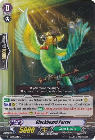 Blackboard Parrot (#102)