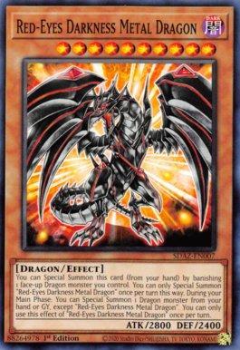 Dragão Metálico das Trevas de Olhos Vermelhos / Red-Eyes Darkness Metal Dragon (#SR02-EN009)