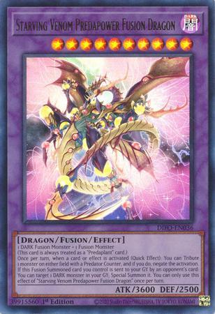 Dragão Fusão Predapoder de Peçonha Insaciável / Starving Venom Predapower Fusion Dragon (#DIFO-EN036)