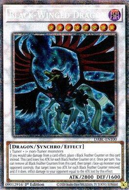 Dragão de Asas Negras / Black-Winged Dragon (#DABL-EN100)
