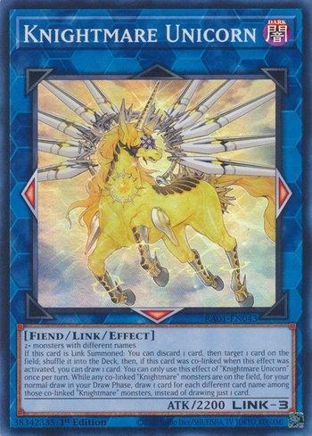 Cavaleiro do Pesadelo Unicórnio / Knightmare Unicorn (#FLOD-EN047)