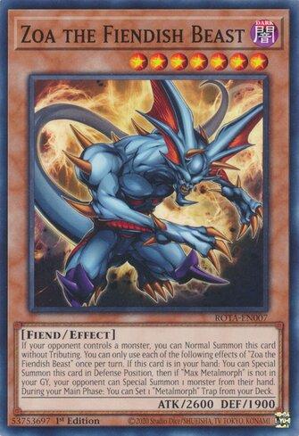 Zoa, a Besta Demoníaca / Zoa the Fiendish Beast (#ROTA-EN007
