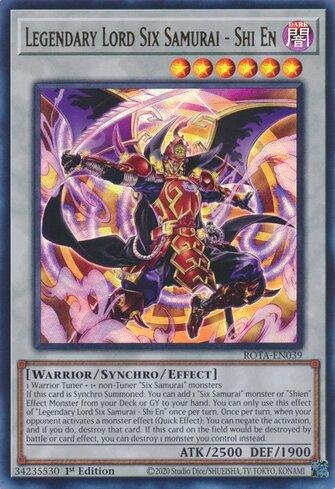 Senhor dos Seis Samurai Lendários - Shi Em / Legendary Lord Six