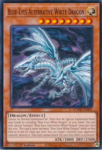 Dragão Branco Alternativo de Olhos Azuis / Blue-Eyes Alternative