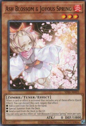 M*s様 遊戯王 OCG ASH BLSSM/YS.SPRING #JP009 Florescer de Cinzas & Primavera Feliz / Ash Blossom & Joyous
