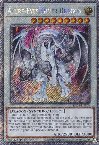 Dragão Prateado de Olhos Cerúleos / Azure-Eyes Silver Dragon