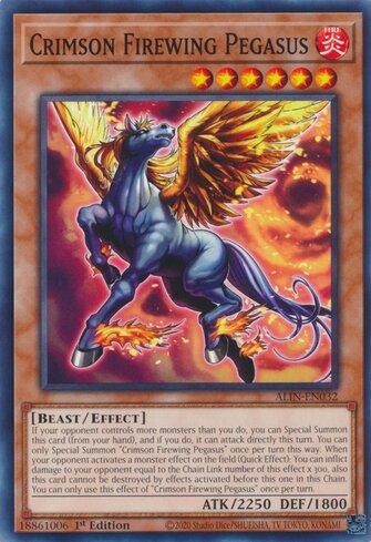 2/19期間限定割引！遊戯王カード「FIREWING PEGASUS」 Pégaso Asas de Fogo Carmesim / Crimson Firewing Pegasus | Busca de
