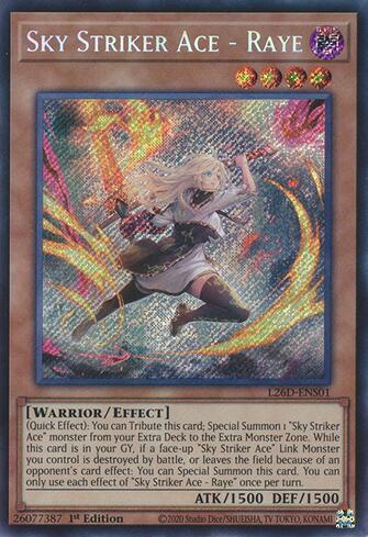 遊戯王OCG デュエルモンスターズ 2019 SKY STRIKER ACE-RAYE 20TH SECRET Sky Striker Ace - Raye (Alternate Artwork)(Secret Rare) | Busca de