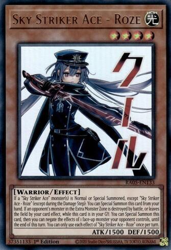 遊戯王OCG デュエルモンスターズ 2019 SKY STRIKER ACE-ROZE #JP020 Força Celeste - Ás - Roze (Ultra Rare) / Sky Striker Ace - Roze