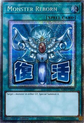 Reviver Monstro (Starlight Rare) / Monster Reborn (Starlight Rare