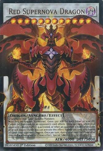 Dragão Vermelho Super Nova / Red Supernova Dragon (#SDCK-EN044