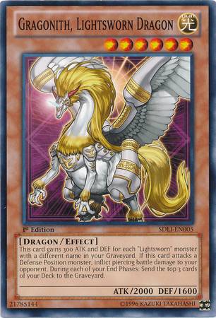 Gragonite, o Dragão Luminoso / Gragonith, Lightsworn Dragon (#SDLI-EN005)