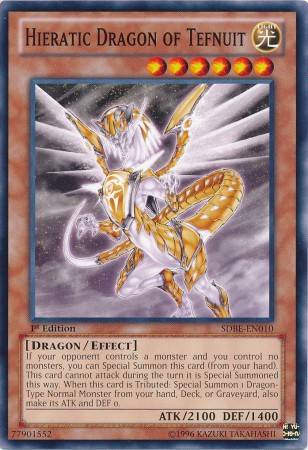 Dragão Hierático de Tefnuit / Hieratic Dragon of Tefnuit (#SDBE-EN010)
