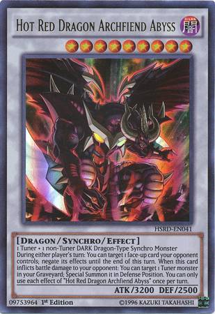 Abrasador Dragão Vermelho Arquidemônio do Abismo / Hot Red Dragon Archfiend Abyss (#DUPO-EN057)