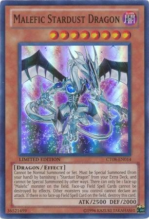 Dragão da Poeira Estelar Pernicioso / Malefic Stardust Dragon (#CT08-EN014)