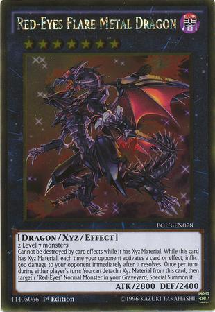 Dragão Metálico Chamejante de Olhos Vermelhos / Red-Eyes Flare Metal Dragon (#RA01-EN038)