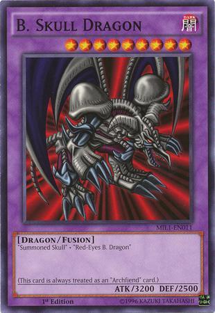 Dragão Caveira Negro / B. Skull Dragon (#MIL1-EN011)