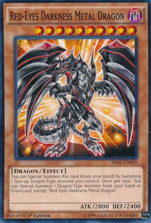 Dragão Metálico das Trevas de Olhos Vermelhos / Red-Eyes Darkness Metal Dragon (#SR02-EN009)