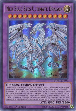 Neo Dragão Definitivo de Olhos Azuis / Neo Blue-Eyes Ultimate Dragon (#MVP1-ENG01)
