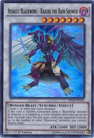 Asanegra Agressor - Raikiri, o Banho de Chuva / Assault Blackwing - Raikiri the Rain Shower (#DOCS-EN047)