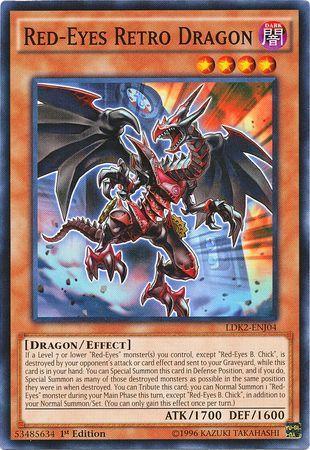 Dragão Retrô de Olhos Vermelhos / Red-Eyes Retro Dragon (#LEDU-EN005)