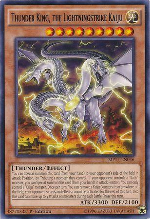 Rei Trovão, o Kaiju do Golpe Relâmpago / Thunder King, the Lightningstrike Kaiju (#SDAZ-EN008)