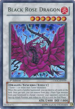Dragão da Rosa Negra / Black Rose Dragon (#DUDE-EN010)