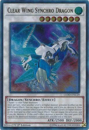 Dragão Sincro de Asas Transparentes / Clear Wing Synchro Dragon (#LEDD-ENC29)
