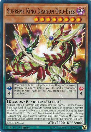 Rei Supremo Dragão de Olhos Anômalos / Supreme King Dragon Odd-Eyes (#LEDD-ENC02)