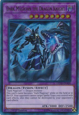 Mago Negro, o Cavaleiro Dragão / Dark Magician the Dragon Knight (#LEDD-ENA00)