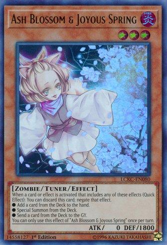 M*s様 遊戯王 OCG ASH BLSSM/YS.SPRING #JP009 Florescer de Cinzas & Primavera Feliz / Ash Blossom & Joyous